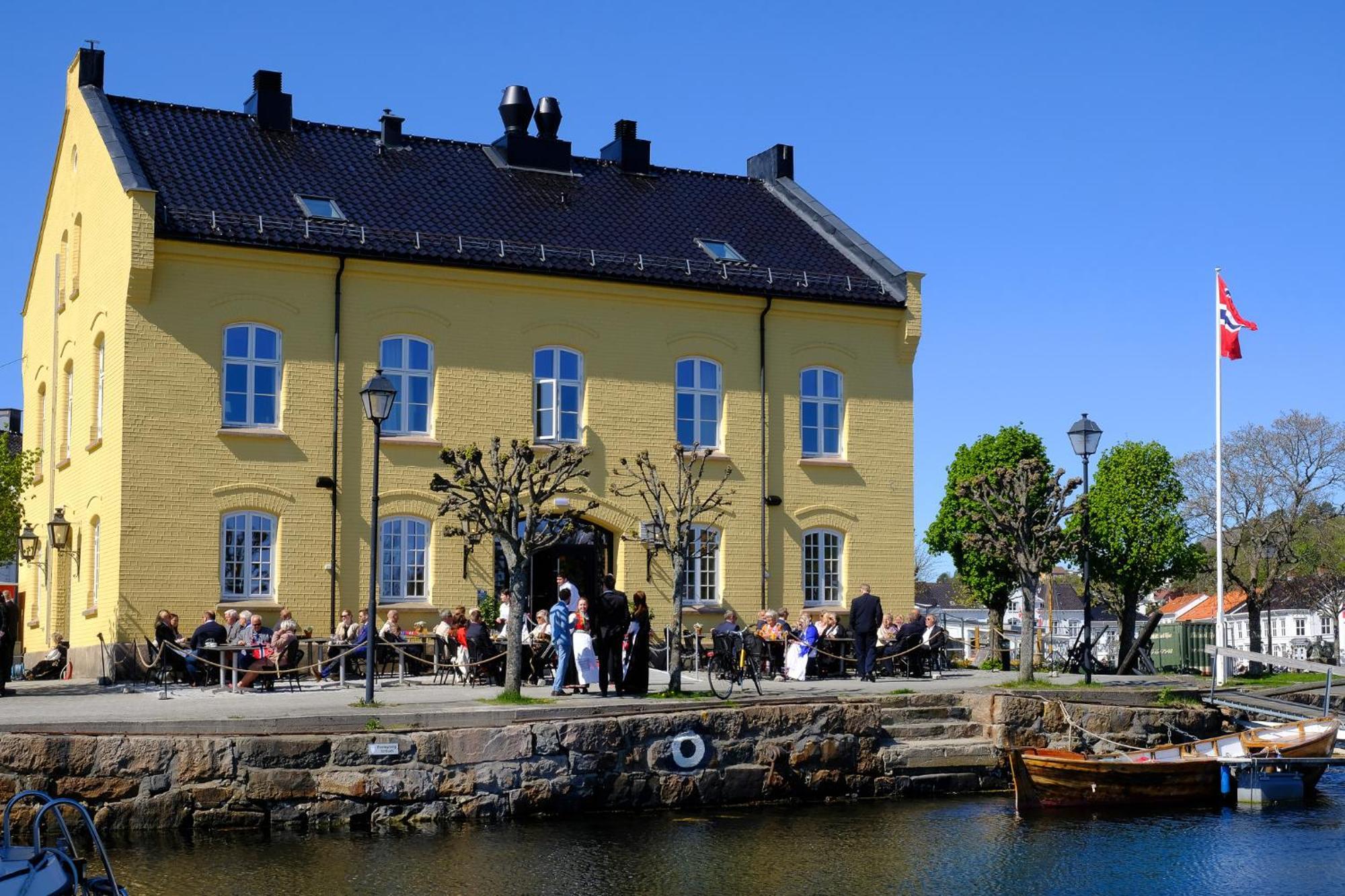 Det Lille Hotel Risør Dış mekan fotoğraf